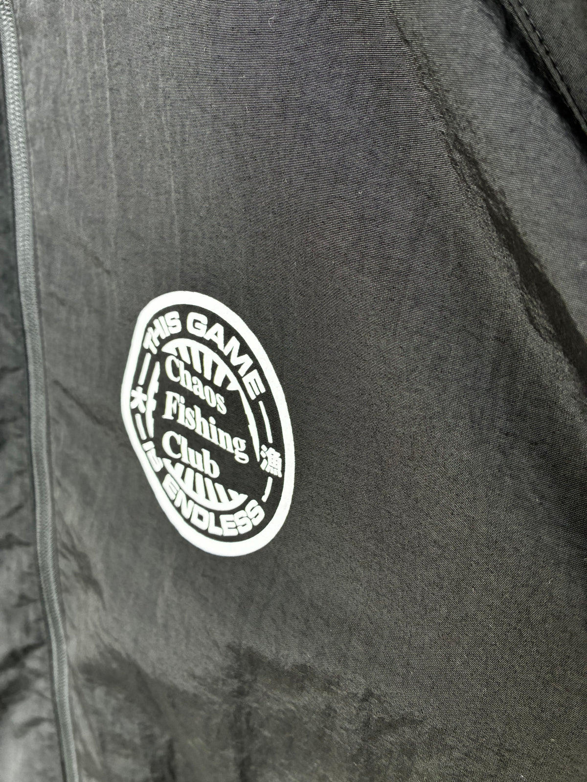 Endless Game Track Jacket フロント グラフィック ブラック