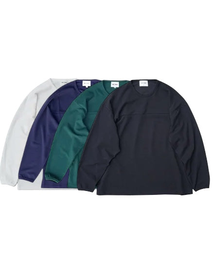 FAKIE STANCE Hockey Tee ロングスリーブ ワッフル ビッグシルエット ロンT メンズ ブラック　ブラック　グリーン　ネイビー　ホワイト　ポリエステル　全色 正面