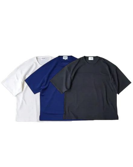 FAKIE STANCE ワッフルTシャツ メンズ ビッグシルエット 半袖 ストリート ブラック　ホワイト　ネイビー　全色　正面