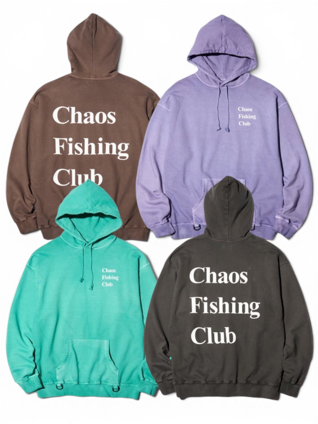 Chaos Fishing Club ( カオス フィッシング クラブ ) / Logo Pigment Hoodie （ ロゴ ピグメント フーディー）