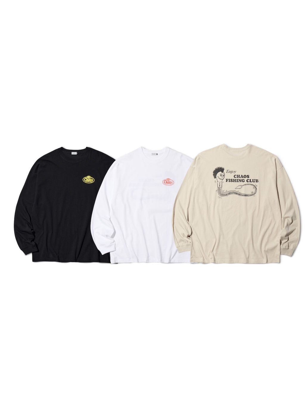 Chaos Fishing Club (カオス フィッシング クラブ ) /  Wormkun T-Shirt L/S ( ワームクン ロングスリーブ ティーシャツ )