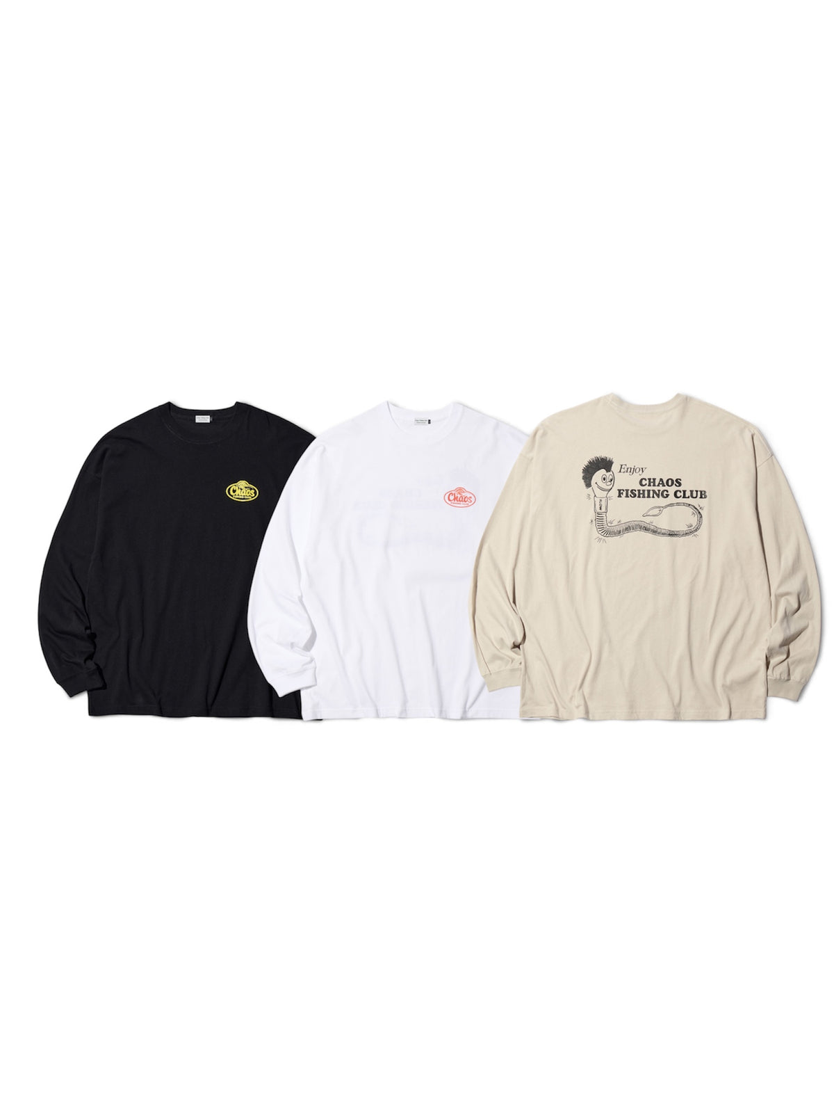 Chaos Fishing Club (カオス フィッシング クラブ ) /  Wormkun T-Shirt L/S ( ワームクン ロングスリーブ ティーシャツ )
