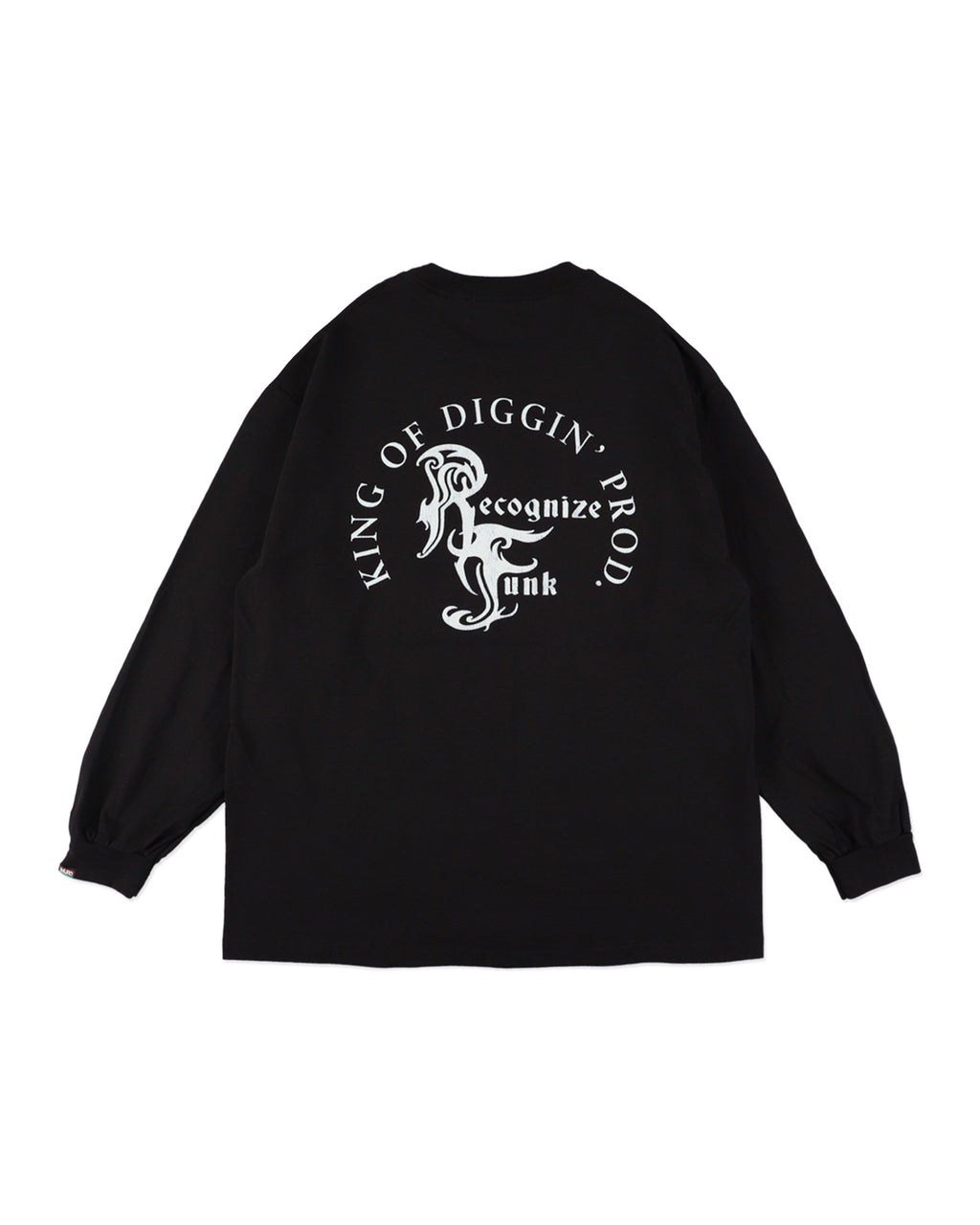 RECOGNIZE KING OF DIGGIN サークルロゴ ロングスリーブTシャツ　バッグ画像