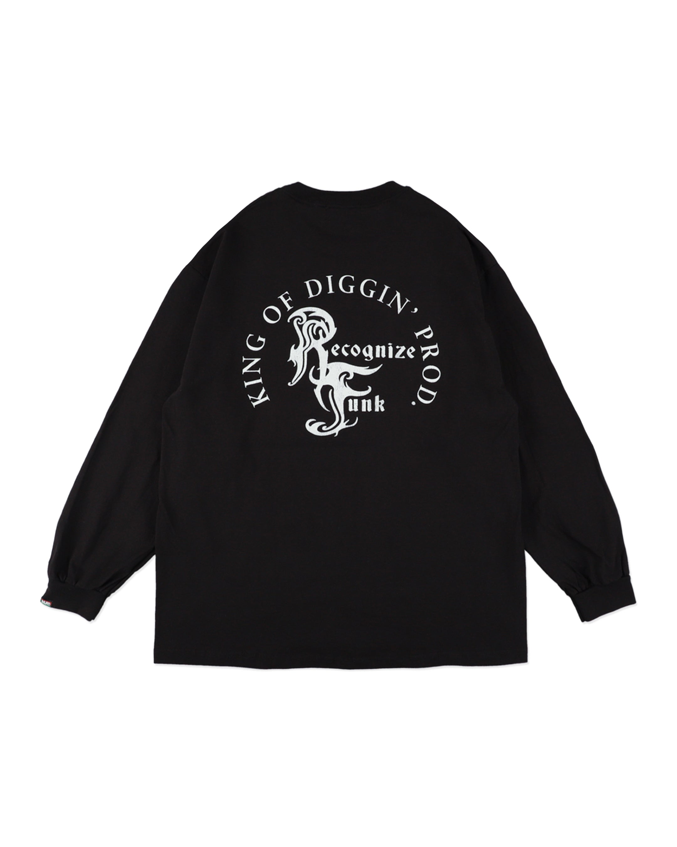 RECOGNIZE KING OF DIGGIN サークルロゴ ロングスリーブTシャツ　バッグ画像