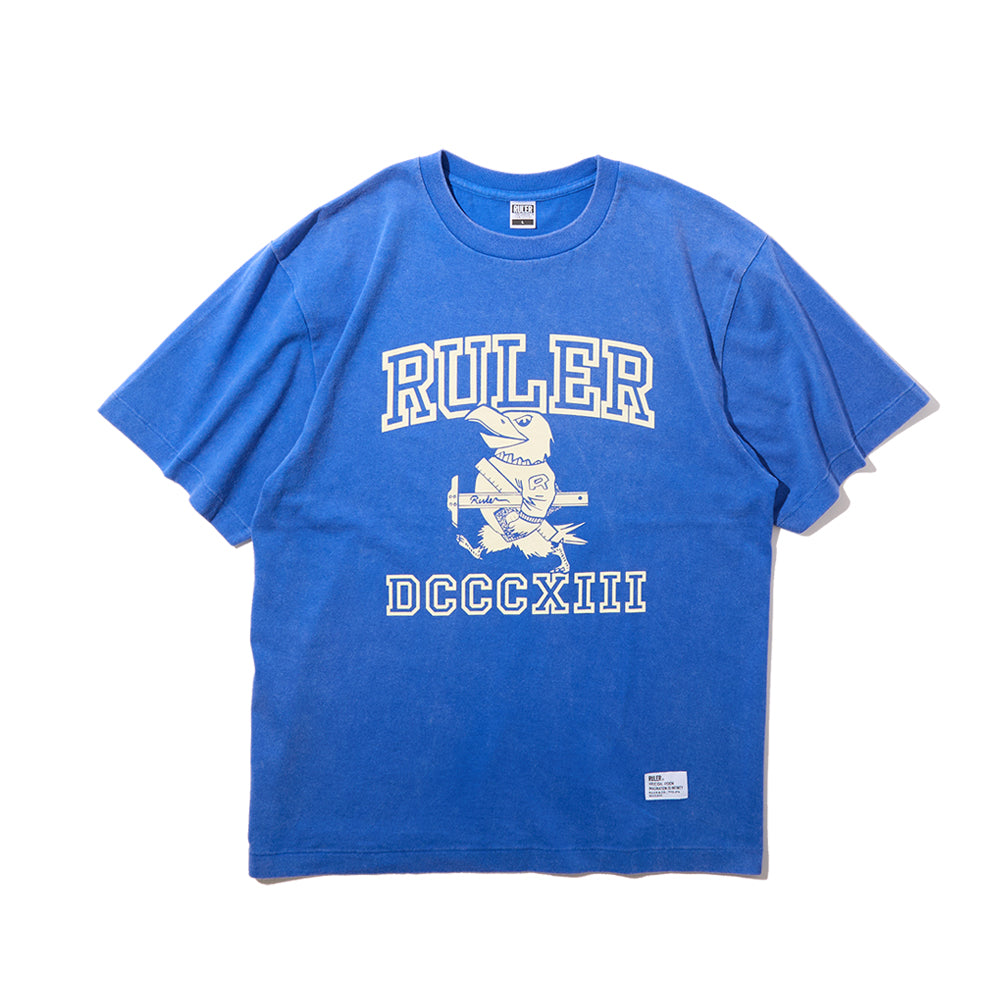 RULER ( ルーラー ) / College 6.2oz Washed S/S Tee (カレッジ 6.2オンス ウォッシュド ショートスリーブ ティー )