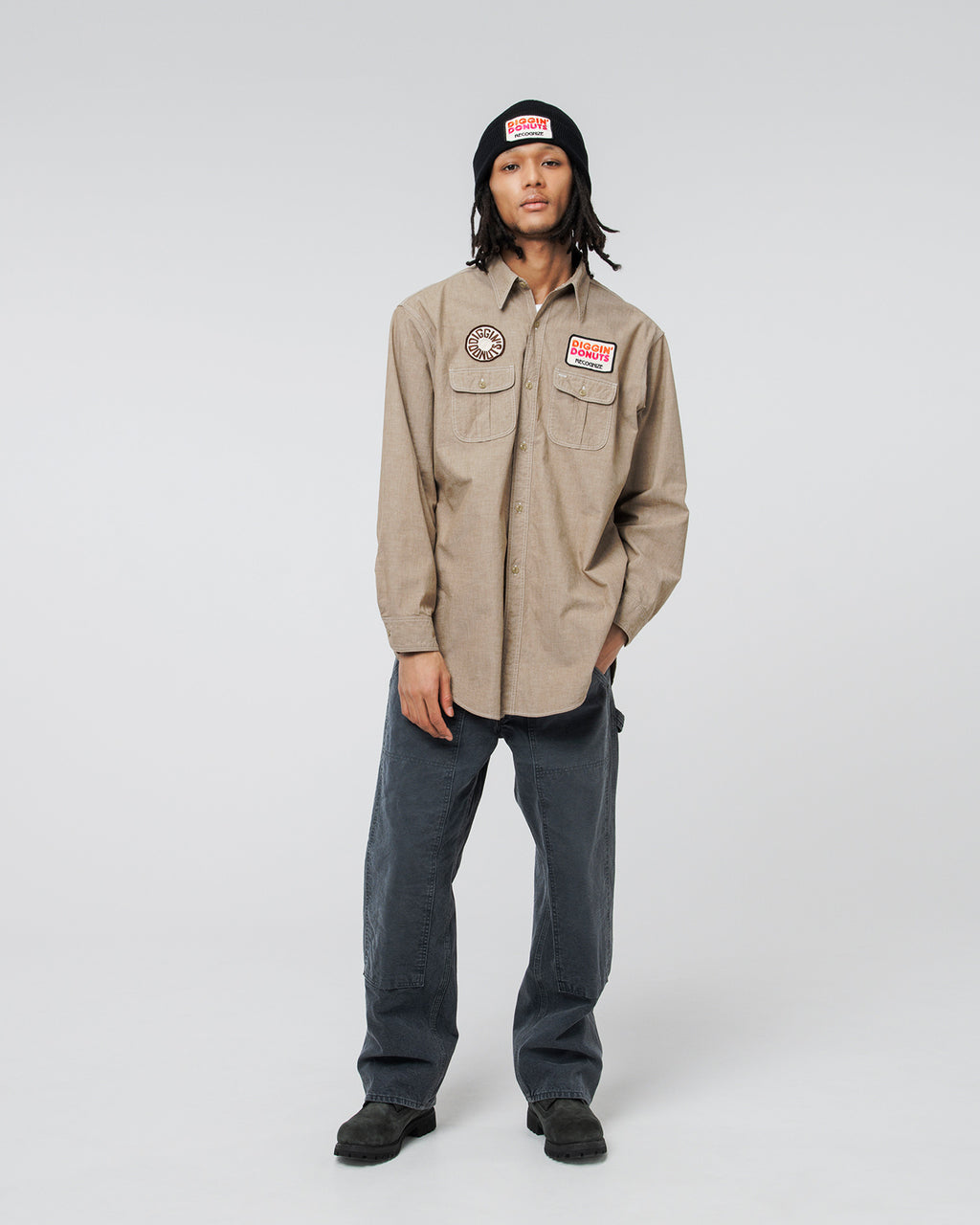 RECOGNIZE ( レコグナイズ ) /Diggin'Donuts Duck Painter Pants Aged (ディギン'ドーナッツ ダック ペインター パンツ）/ Aged Navy (エイジド ネイビー）