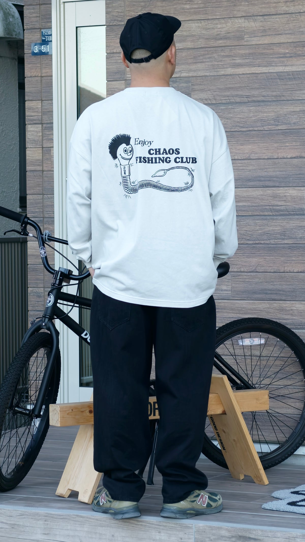 Chaos Fishing Club (カオス フィッシング クラブ ) /  Wormkun T-Shirt L/S ( ワームクン ロングスリーブ ティーシャツ )